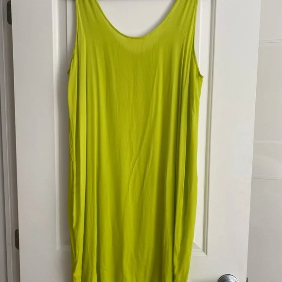 Lime Green Women's Dress - Picture 8 of 8